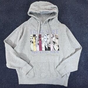 Taylor Swift Hoodie Womens Medium The Eras Tour Concert Pullover Music Sweater